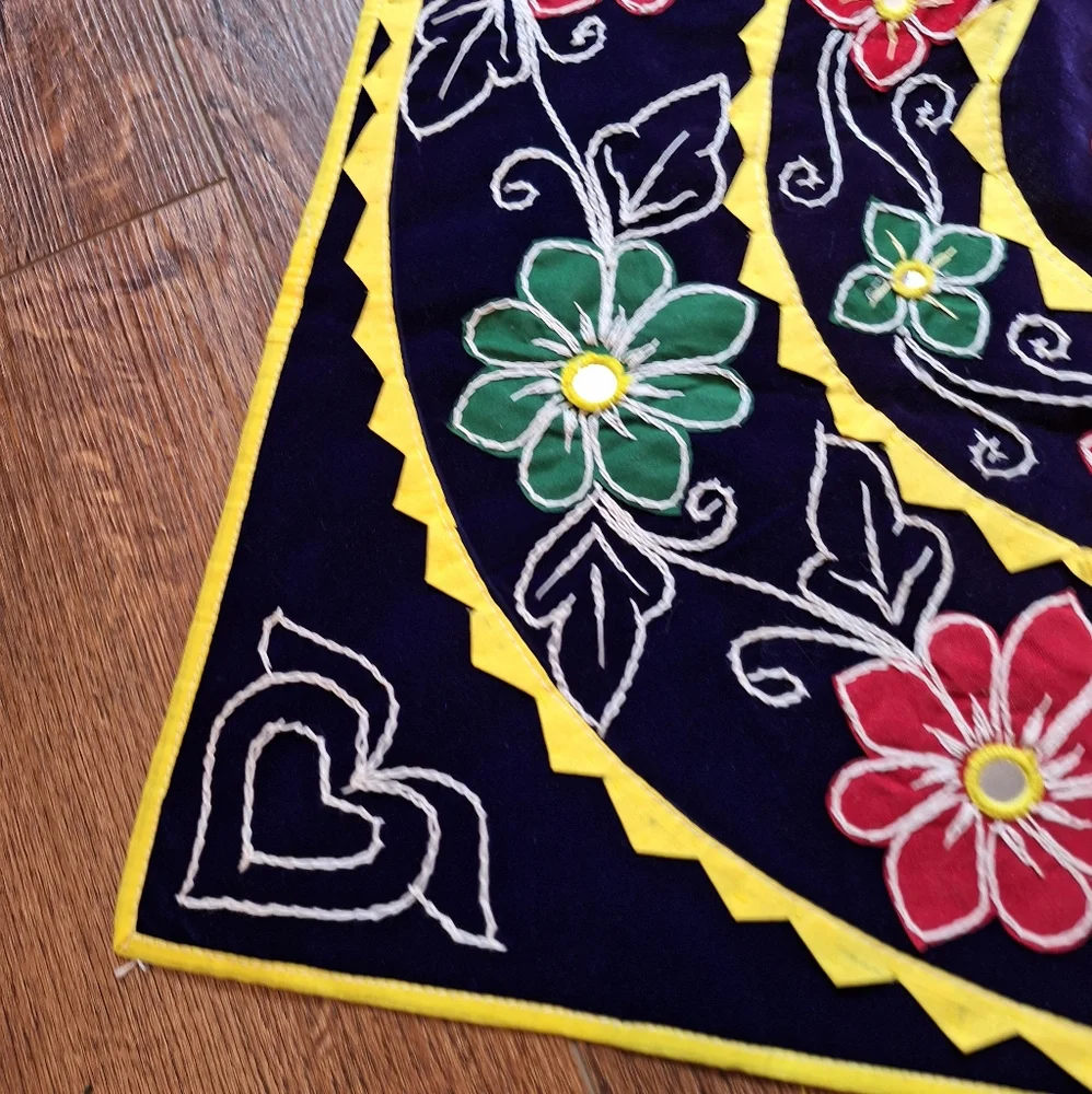 Boho hippy velvety tapestry / table cloth 28
